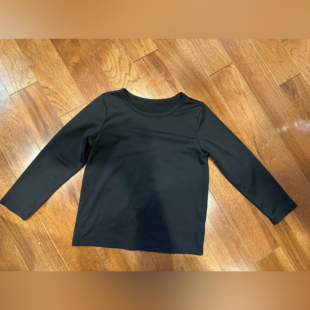 Stylish Black Long Sleeve Kids Tee